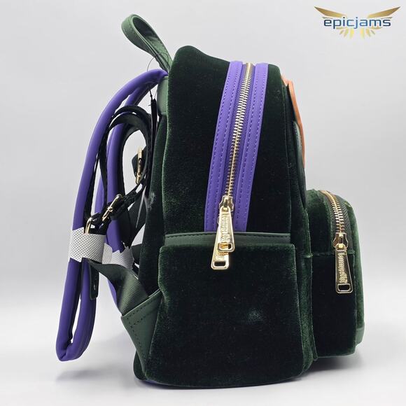 Loungefly Disney Hocus Pocus Velvet Cosplay Winifred mini Backpack - Picture 4 of 5